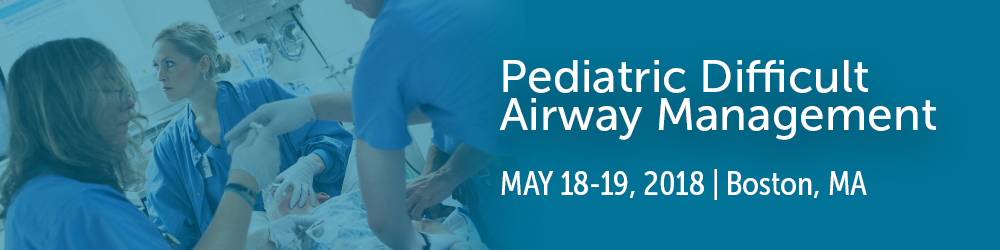 Pediatric Difficult Airway Management Course Banner